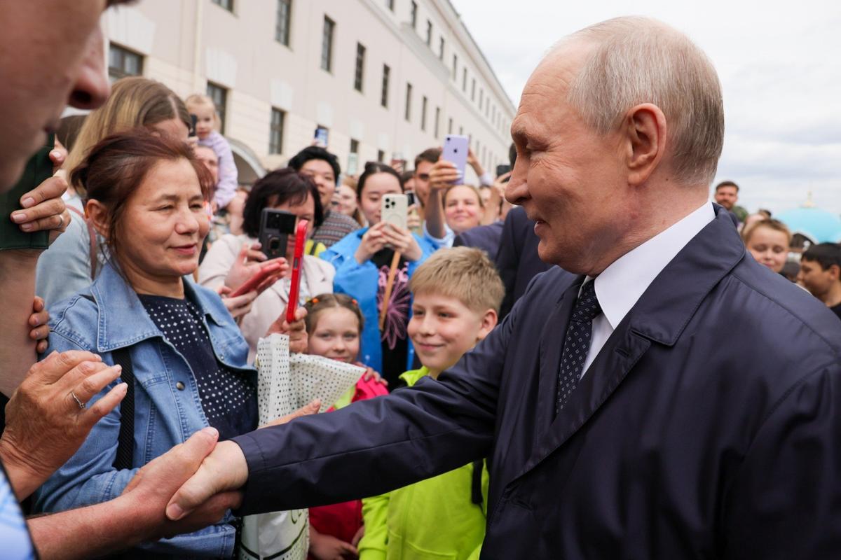 Владимир Путин в Казани. Фото: Михаил Метцель / ТАСС