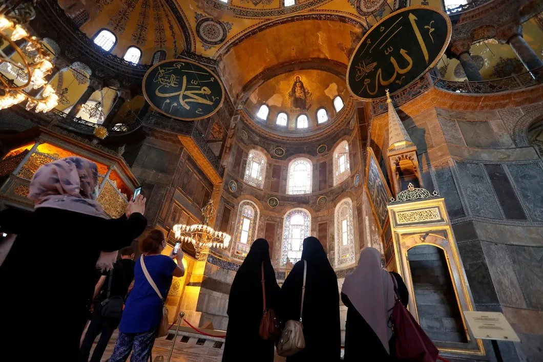 Храм Святой Софии изнутри. Фото: Reuters