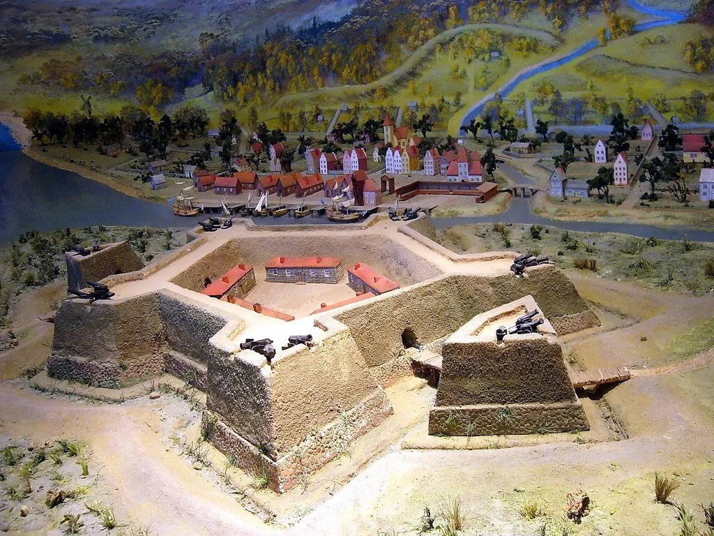 Макет крепости Ниеншанц в музее. Фото: wikipedia.org