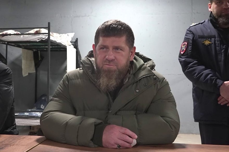 Кадыров на своей «прямой линии». Источник: телеграм-канал @kadyrov_95