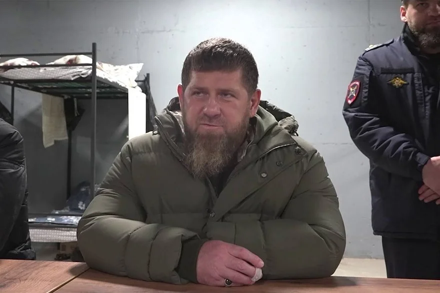 Кадыров на своей «прямой линии». Источник: телеграм-канал @kadyrov_95
