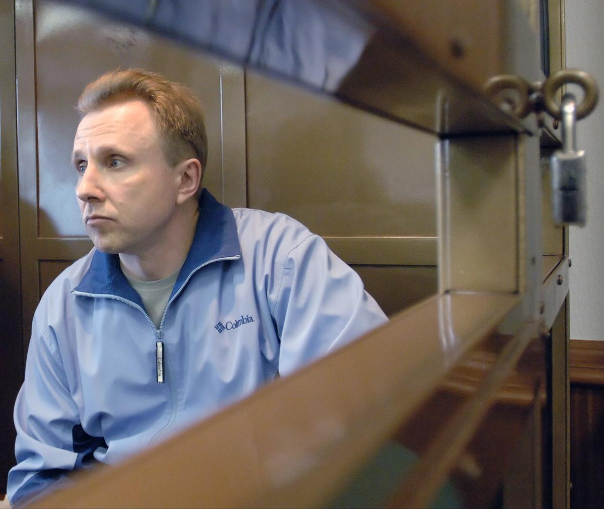 Алексей Пичугин в зале заседания Мосгорсуда, 2006 год. Фото: ИТАР-ТАСС / Юрий Машков