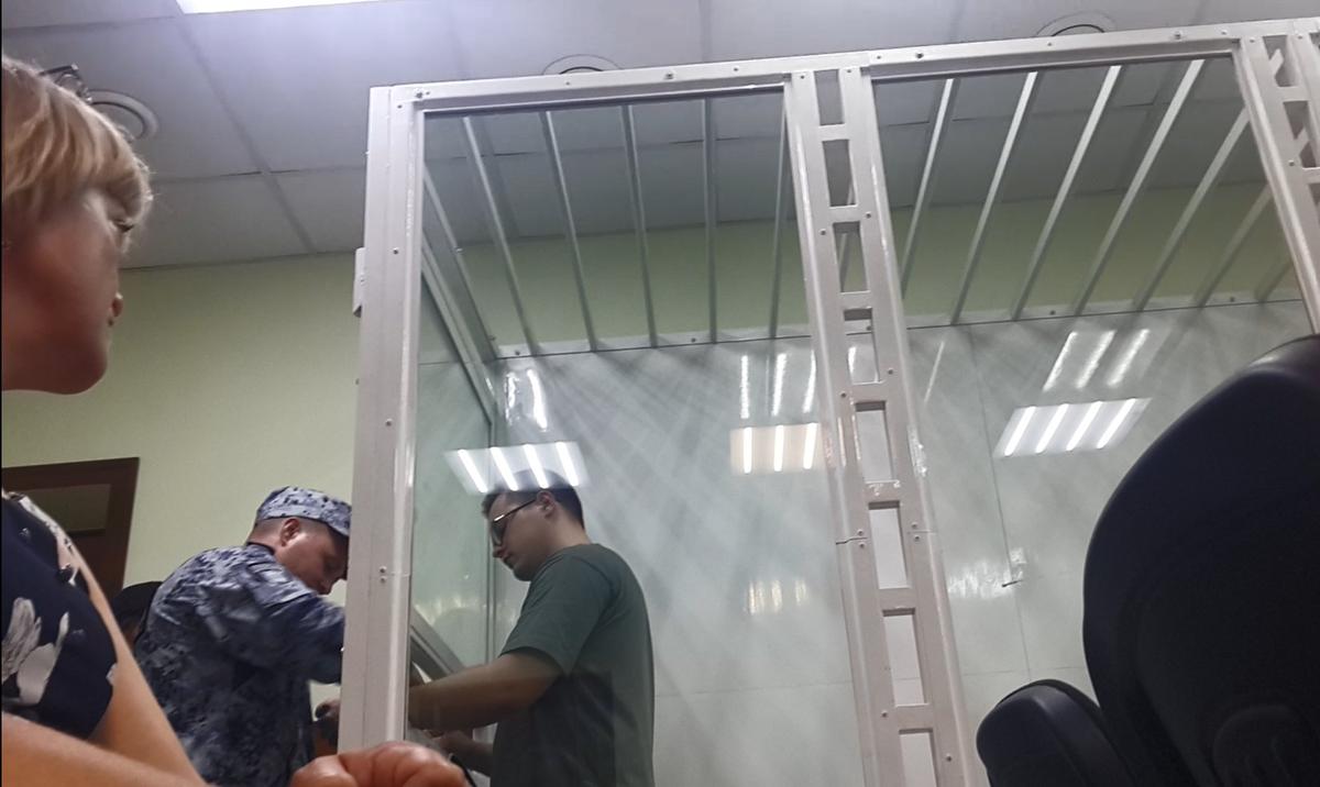 Анна Уварова и Никита. Их лишили свиданий и звонков. Фото: «Новая газета»