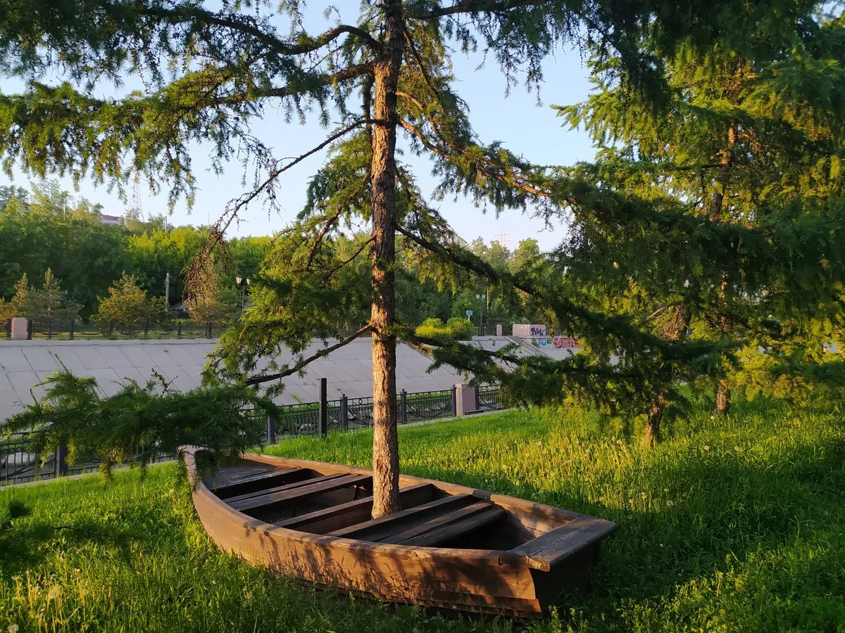 Набережная Качи в Красноярске, 13 июня 2024 года. Фото: Алексей Тарасов / «Новая газета»