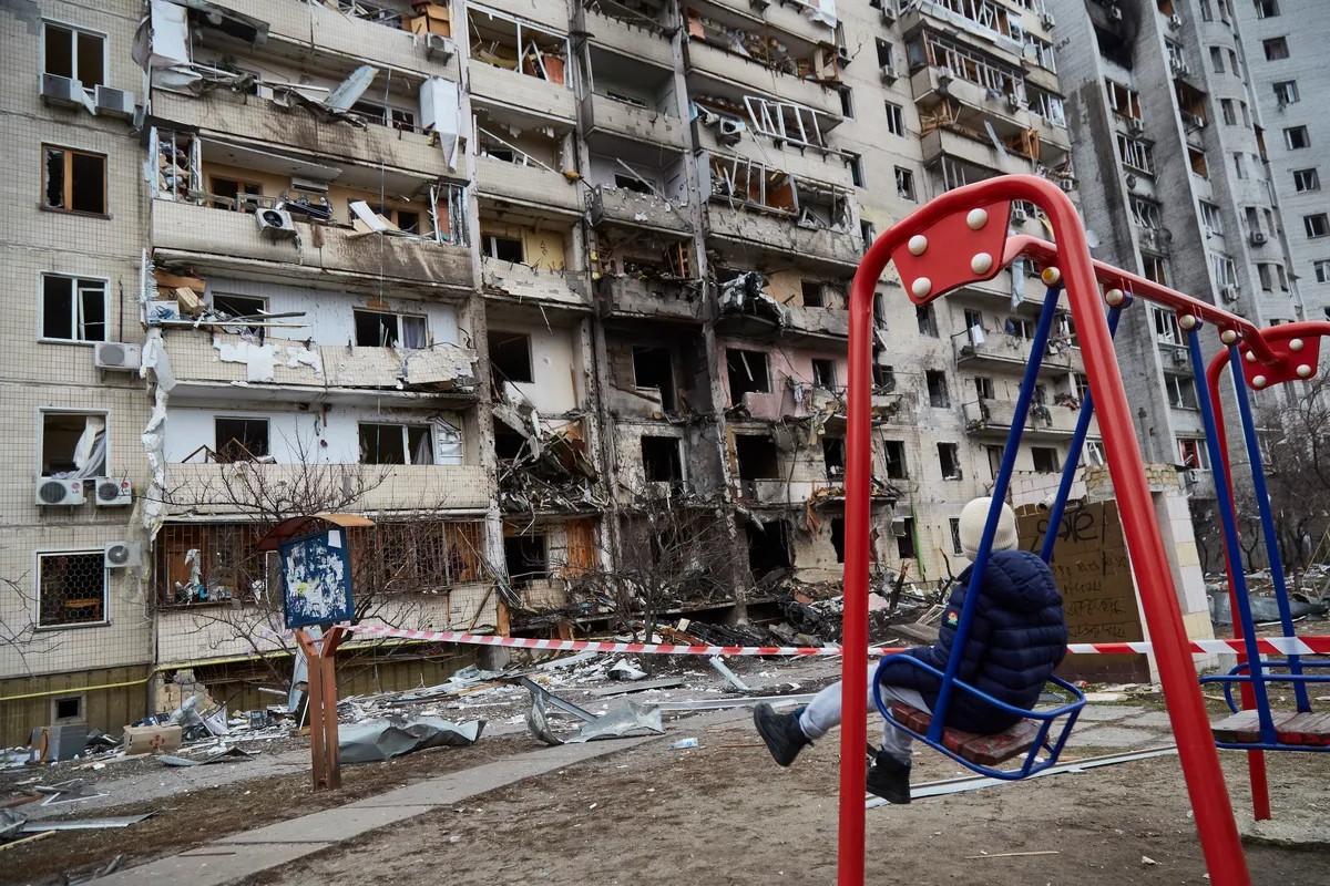 Киев, 25 февраля. Фото: Pierre Crom/Getty Images