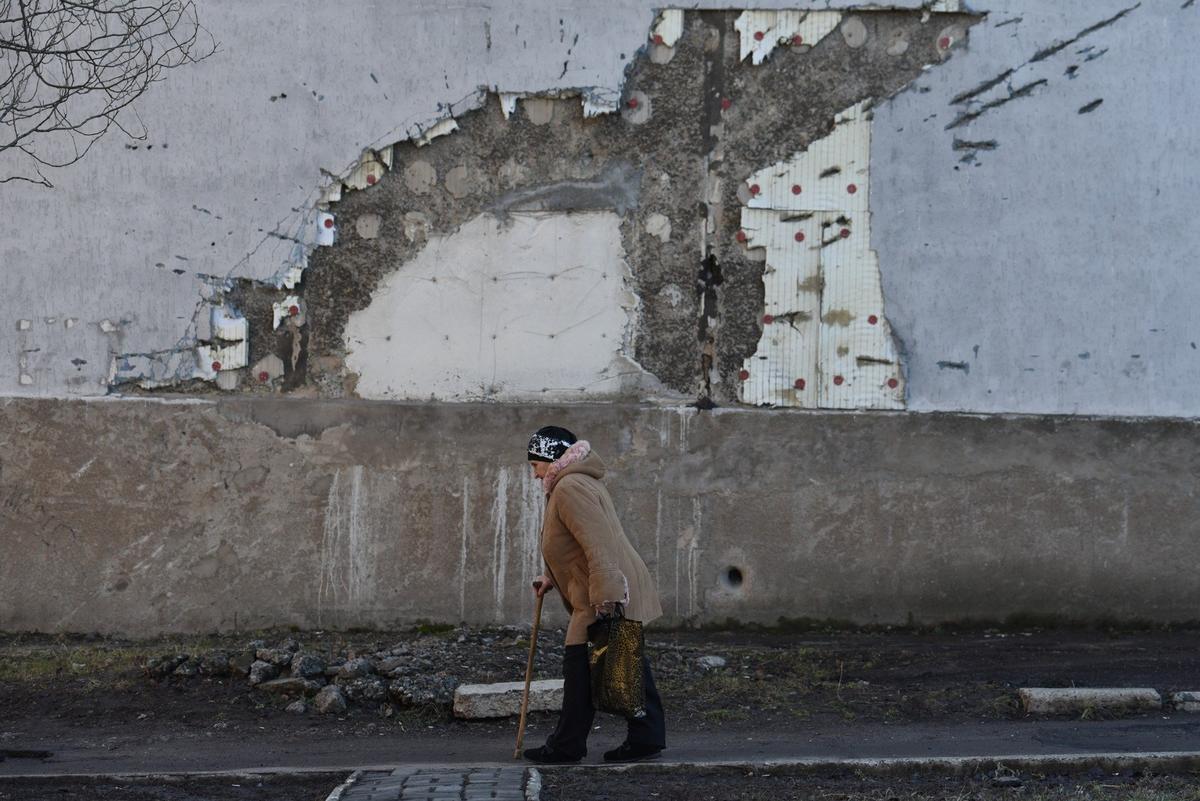 19 февраля 2022 года. Донецк. Линия соприкосновения. Фото: URA.RU / TASS