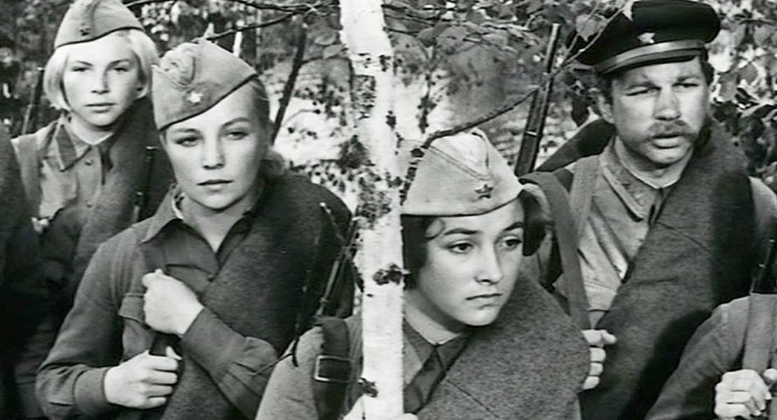 Кадр из фильма «А зори здесь тихие», СССР 1972 год
