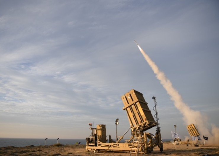 Запуск ракеты-перехватчика ПВО «Железный купол». Фото: Армия Обороны Израиля