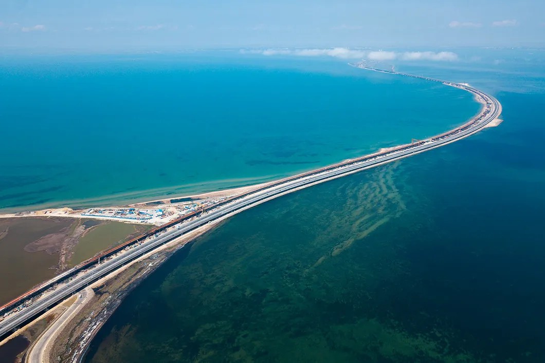 Вид на мост с кубанской стороны. Фото Виталий Тимкив/ специально для «Новой»