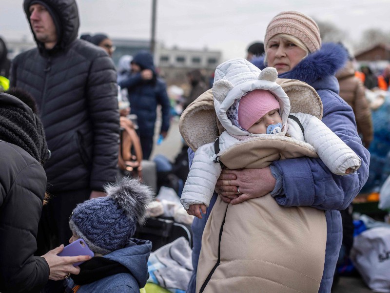 Украинские беженцы в Финляндии. Фото: Nord.news