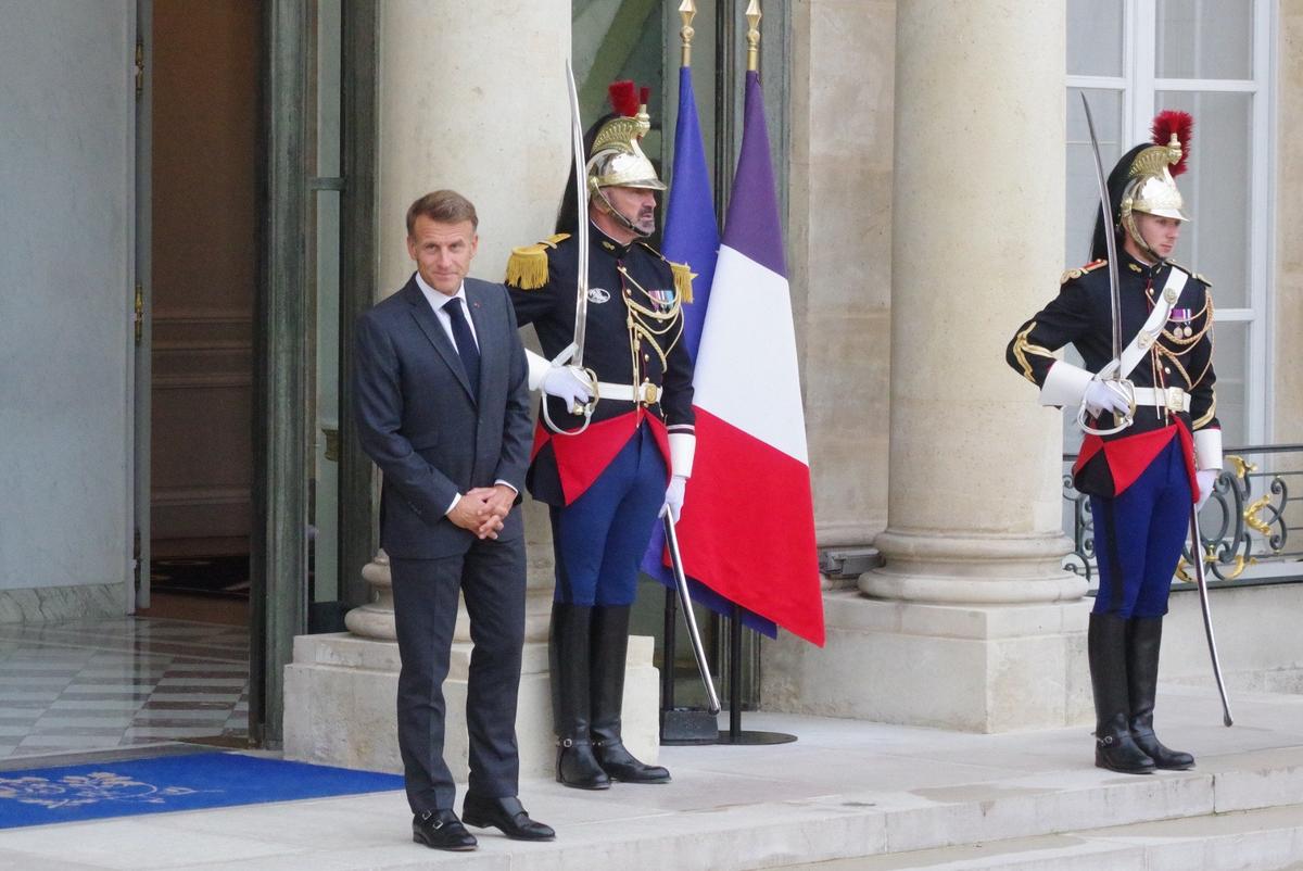 Эмманюэль Макрон. Фото: Юрий Сафронов / «Новая газета»