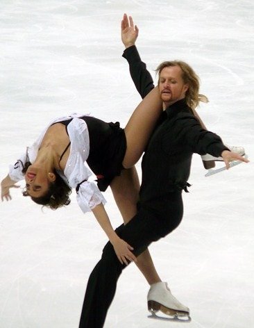 Вазген Азроян и Анастасия Гребенкина на чемпионате Европы, 2007 год. Фото: Википедия