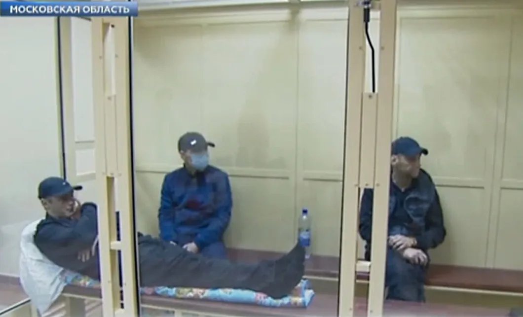 Кадр из сюжета НТВ о приговоре Евгению Рожкову
