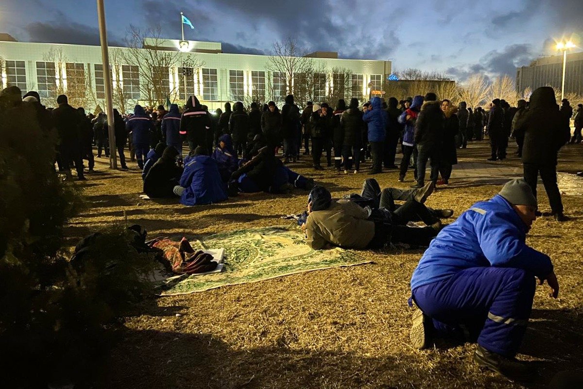 Protests in Kazakhstan. Photo: Orda.kz / TASS