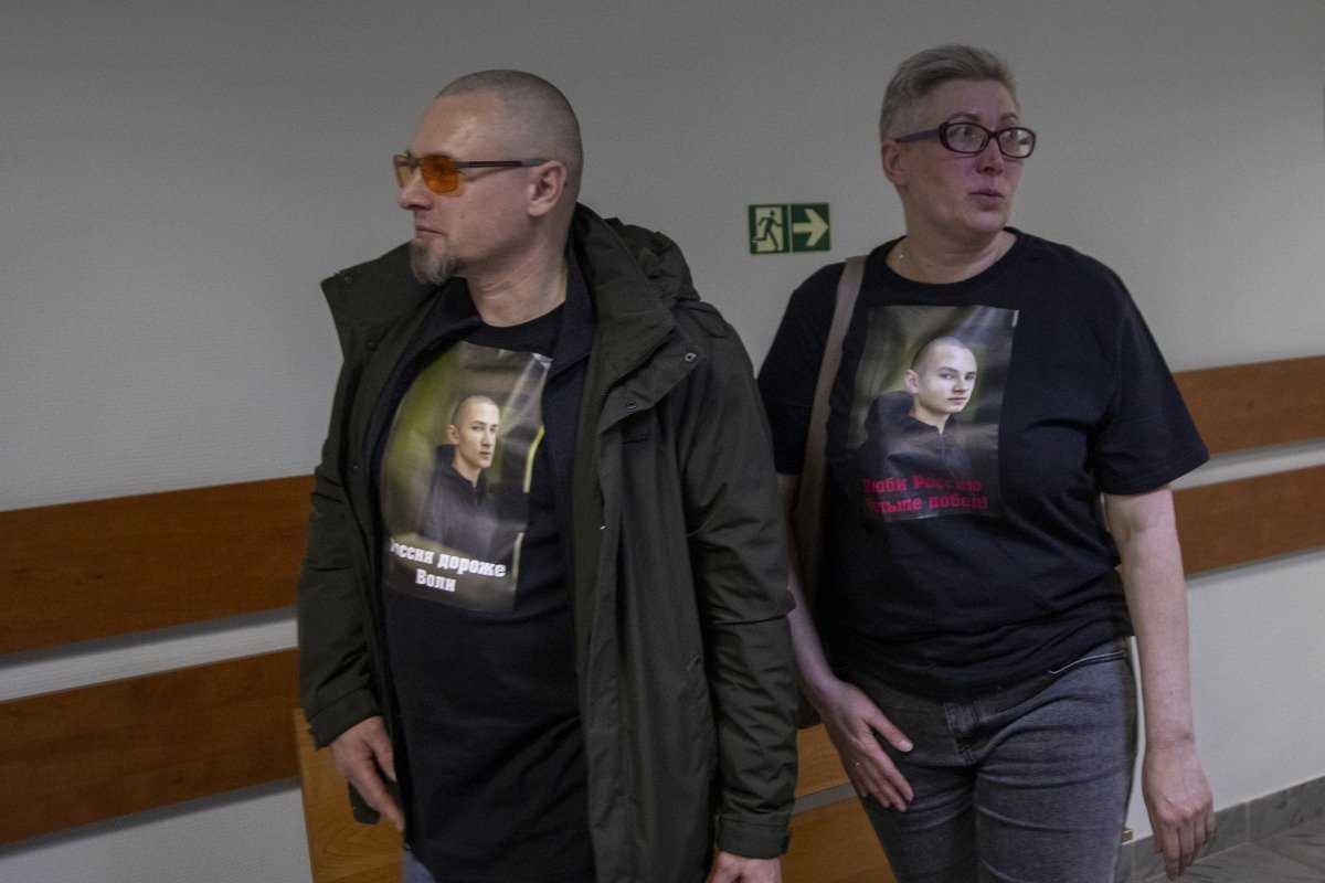 Родители Егора в суде. Фото: Алексей Душутин / «Новая газета»