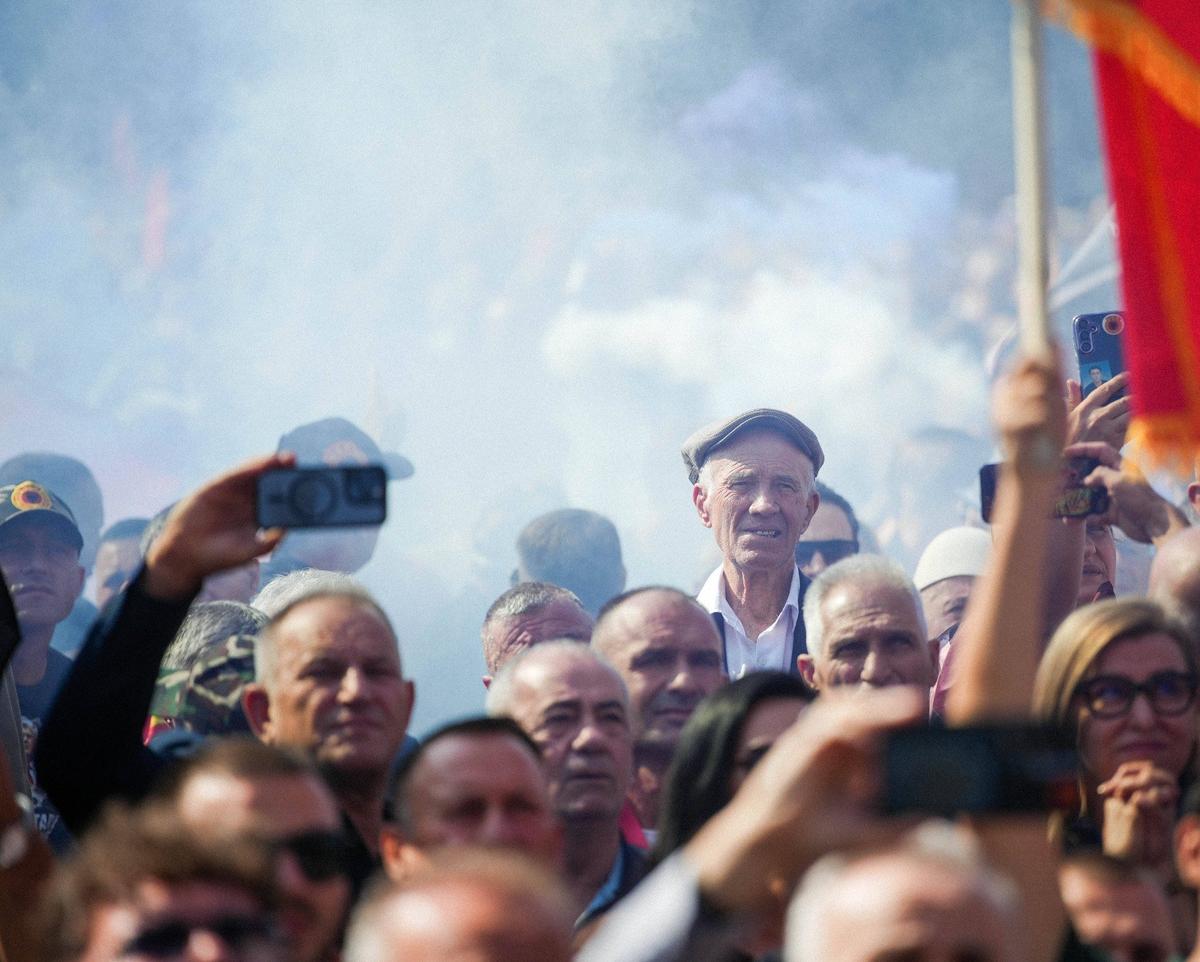 Приштина. 16 сентября 2026 года. Акция протеста против приговора. Фото: