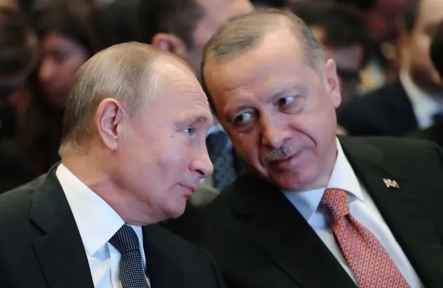 Встреча Владимира Путина и Реджепа Эрдогана в ноябре 2018 года. Фото: РИА Новости
