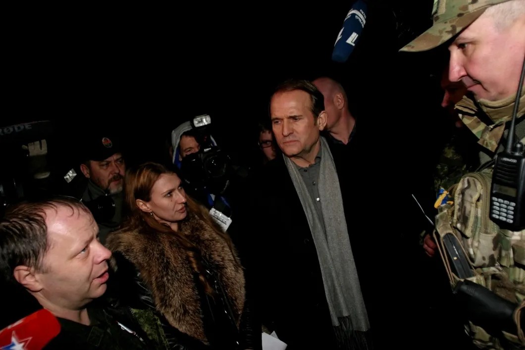 Медведчук на Донбассе встречается с представителями самопровозглашенных республик. Фото: РИА Новости