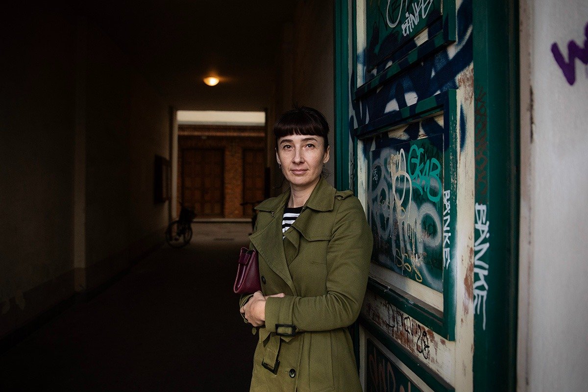 Евгения, беженка из Киева. Фото: Влад Докшин