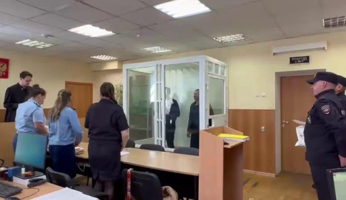 Заседание суда по мере пресечения Артему и Александру Набокиным. Фото: объединенная пресс-служба судов Санкт-Петербурга