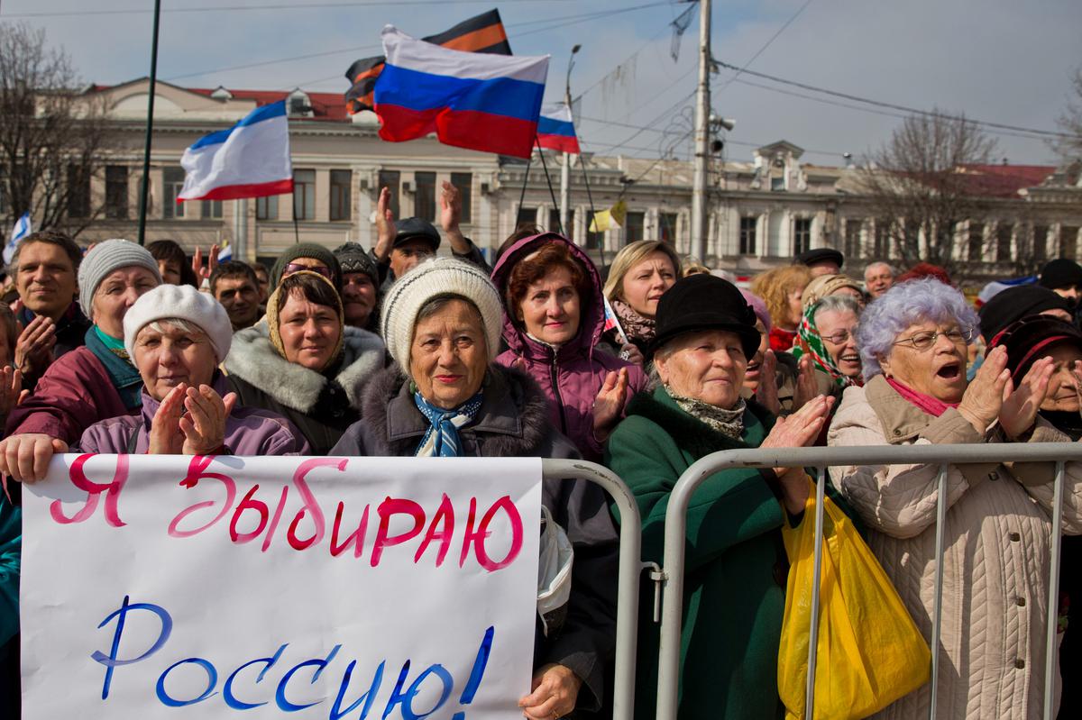 Крым, 2014 год. Фото: Евгений Фельдман / архив «Новой»
