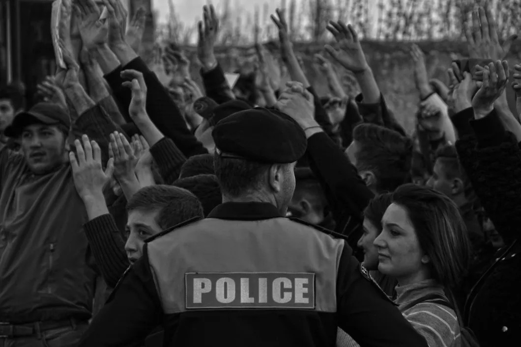 Именно школьники 17 апреля начали протест против правительства республиканцев. Фото: Мгер Карапетян