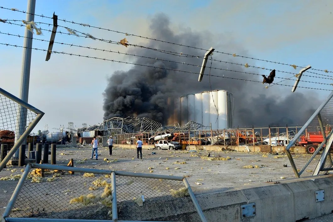 Последствия взрыва. Фото: EPA
