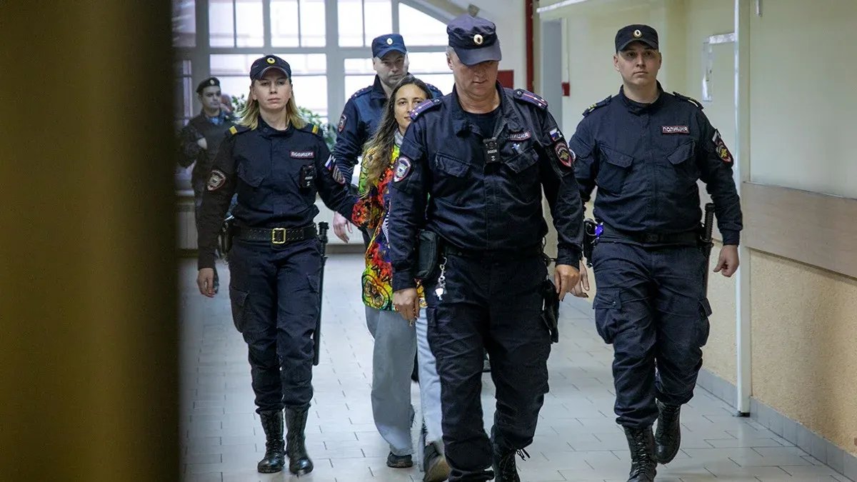Александра Скочиленко в суде. Фото: Алексей Душутин / «Новая газета»