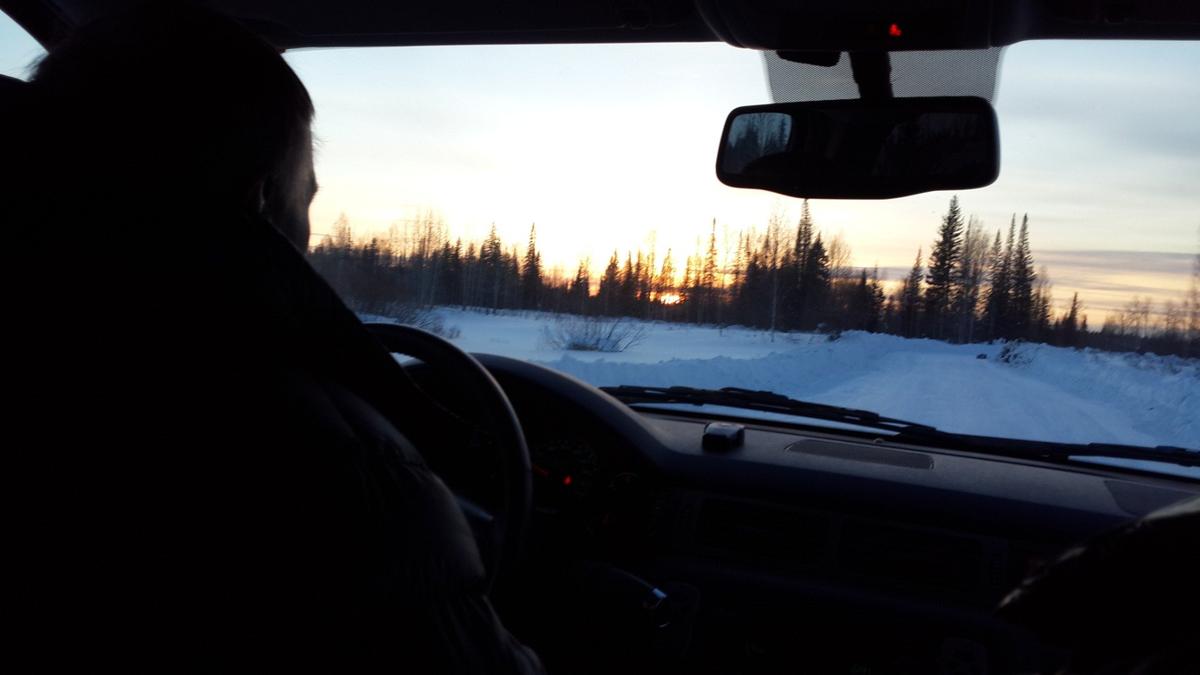 На зимнике. Енисейский район. Фото: Алексей Тарасов / «Новая газета»