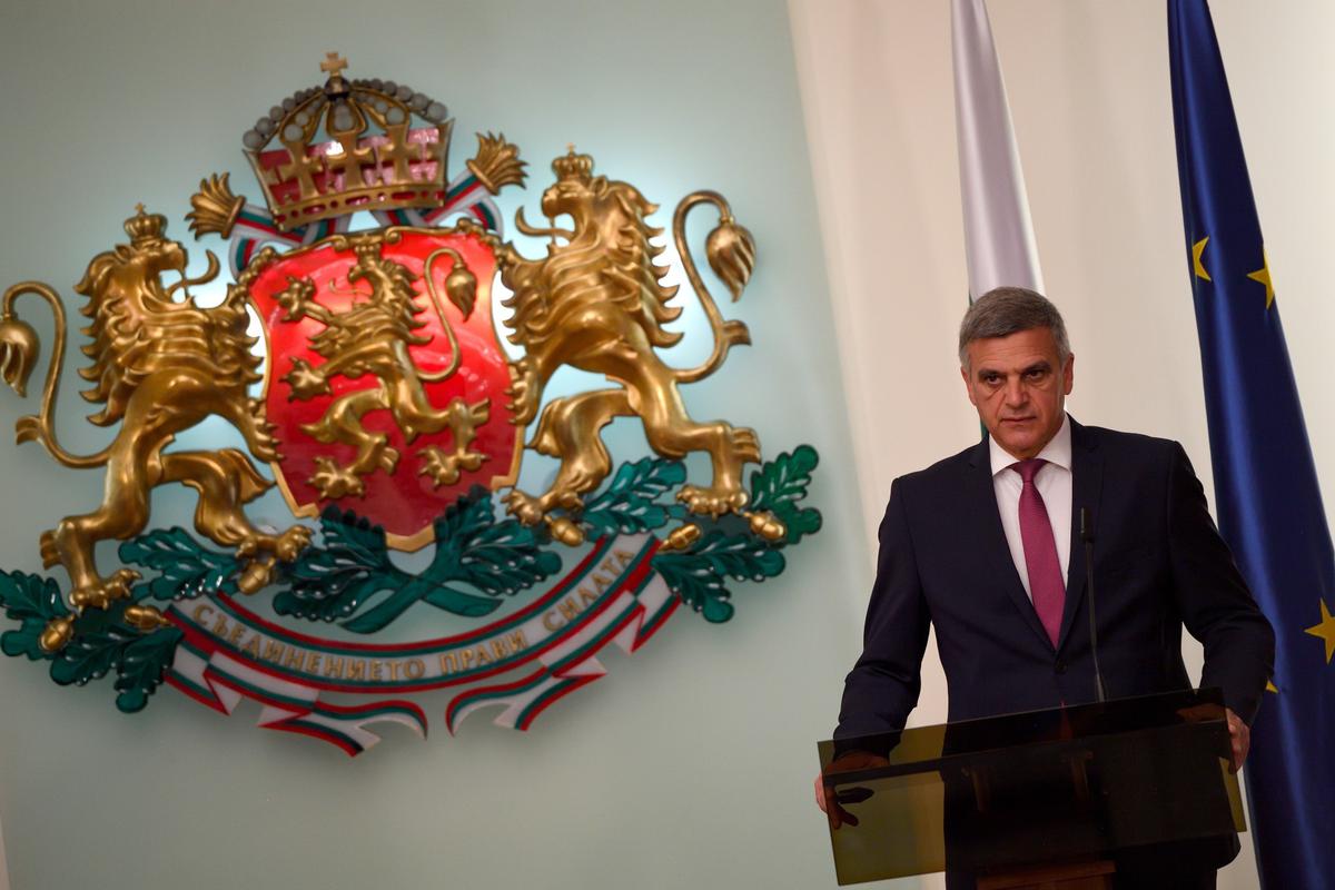 Министр обороны Болгарии Стефан Янев. Фото: EPA-EFE