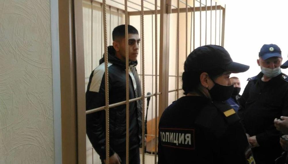Один из друзей погибшего Руслан Курбаев в зале суда. Фото: Центральный районный суд Новосибирска
