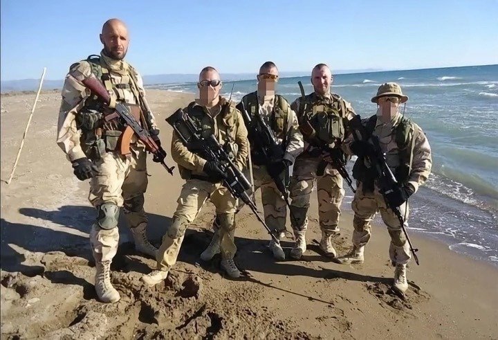 Славянская бригада на берегу Средиземного моря. Фото: соцсети