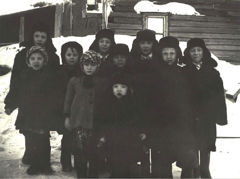 Дети спецпоселенцев. Усть-Енисейский район. 1950-е. Источник: красноярский «Мемориал»