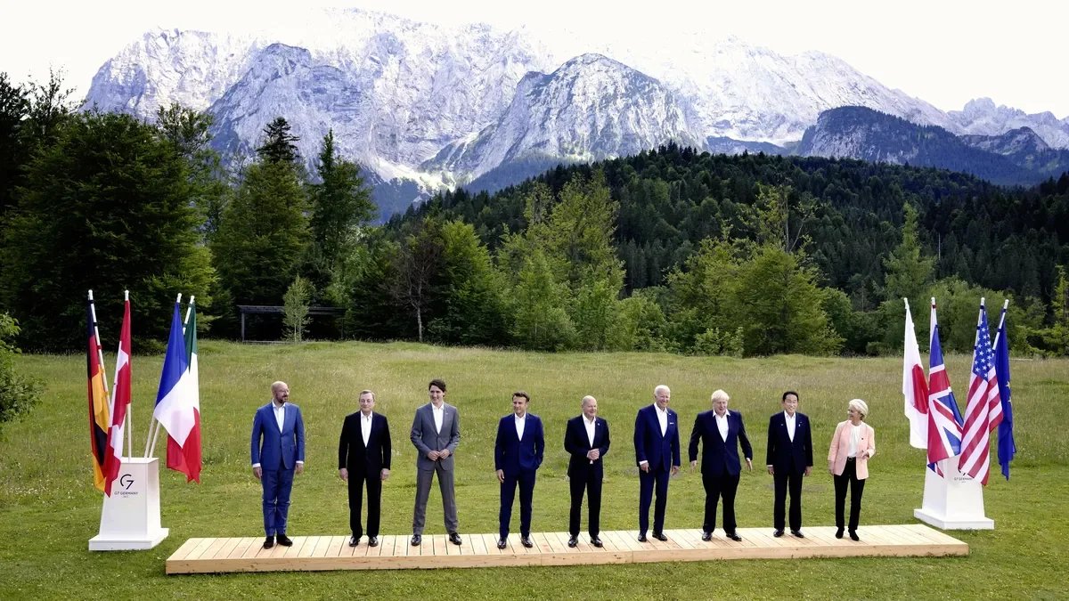 Встреча G7 в замке Эльмау в Баварии, Германия, 26 июня 2022 года. Фото: Yomiuri Shimbun / Associated Press / East News