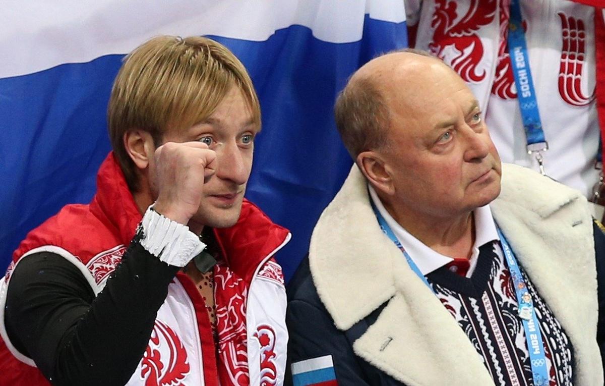 Евгений Плющенко прошел с Алексеем Мишиным четыре Олимпиады и собрал коллекцию из двух золотых и двух серебряных наград. Фото: ITAR-TASS