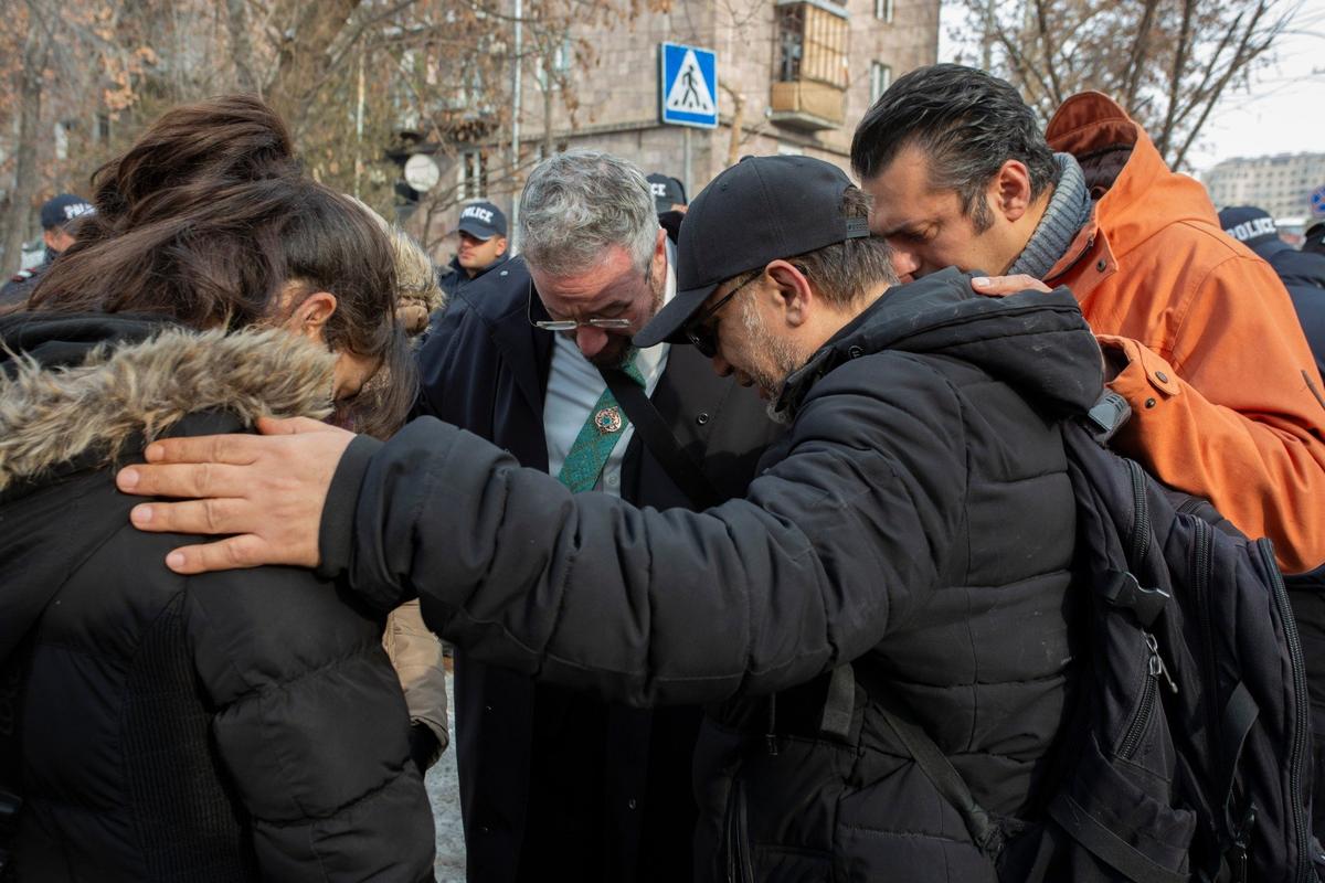 Акция-шествие в Ереване против диктатуры в Иране, 17.01.2026 г. Фото: Александр Гребешков