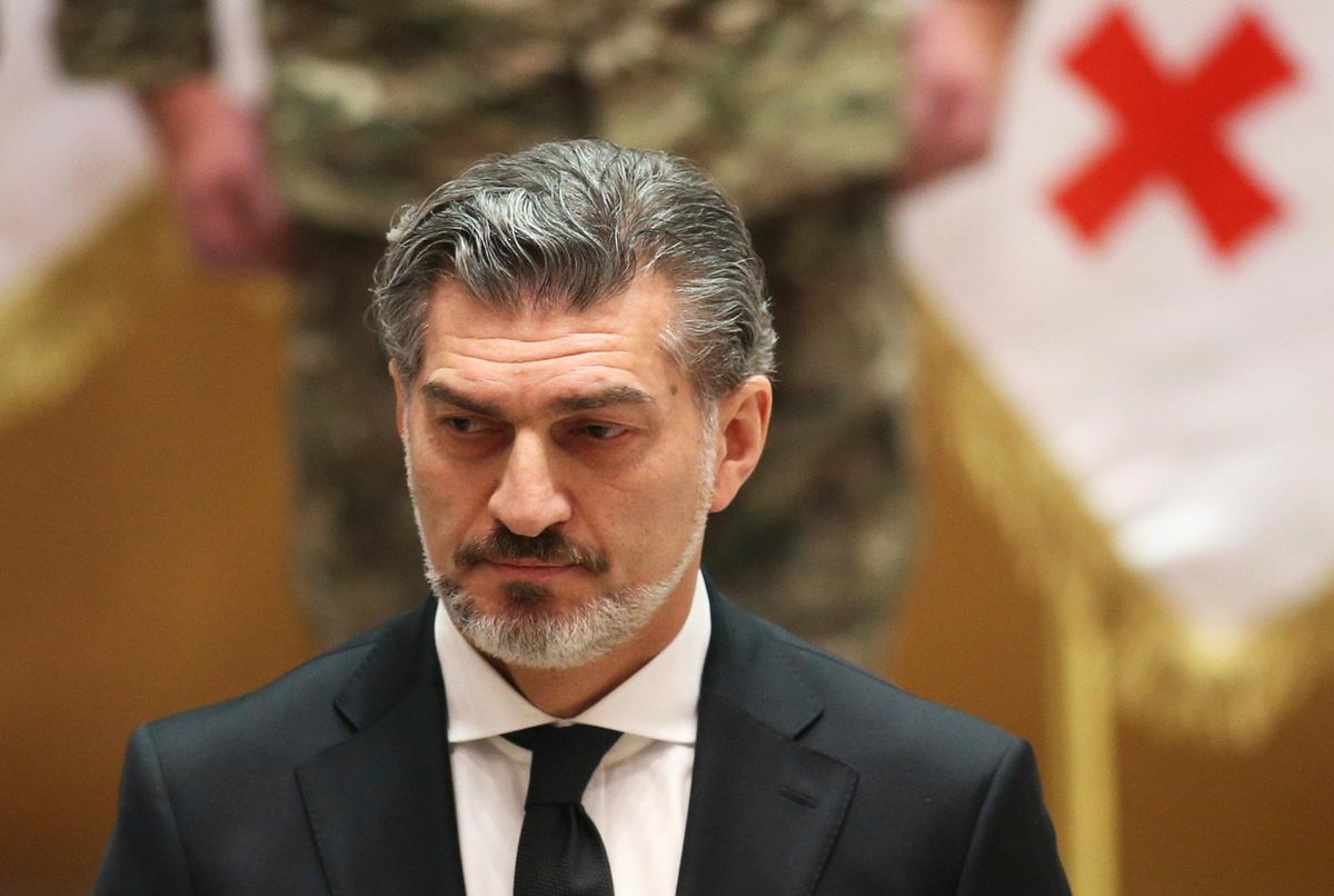 Михаил Кавелашвили на церемонии инаугурации в парламенте. Фото: AP / TASS