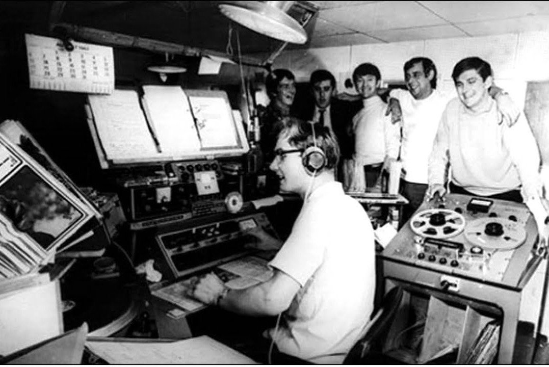 Вещание на Radio Caroline. Фото: соцсети