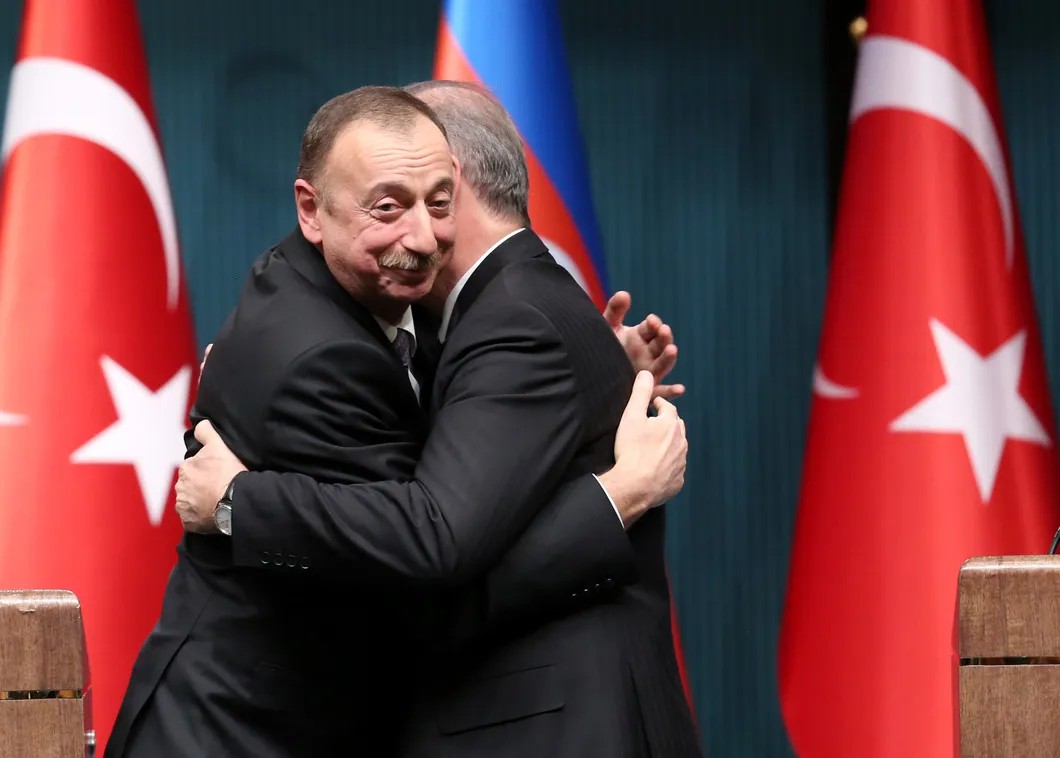 Ильхам Алиев и Реджеп Тайип Эрдоган. Фото: ТАСС