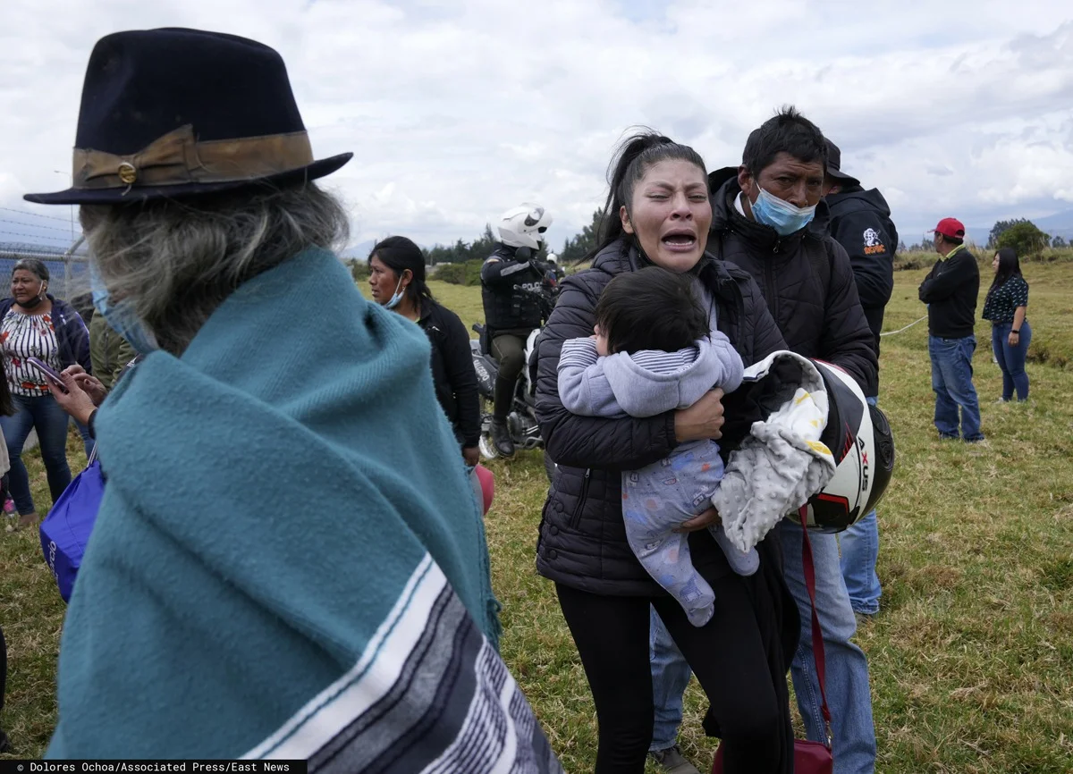 Беспорядки в Латакунге, Эквадор, 4 октября 2022 г. Фото: Dolores Ochoa / Associated Press / East News