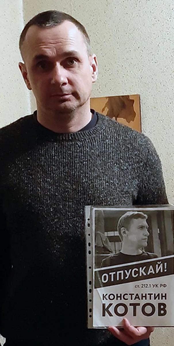 Олег Сенцов в Киеве, 5 января 2020 года. Из личного архива Наталии Деминой
