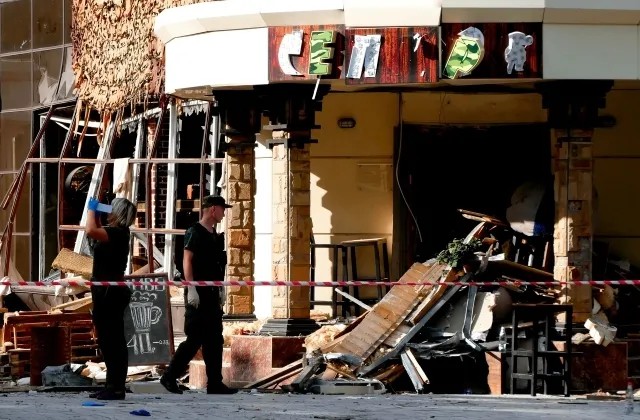 Кафе «Сепар» где был убит Захарченко. Фото: РИА Новости