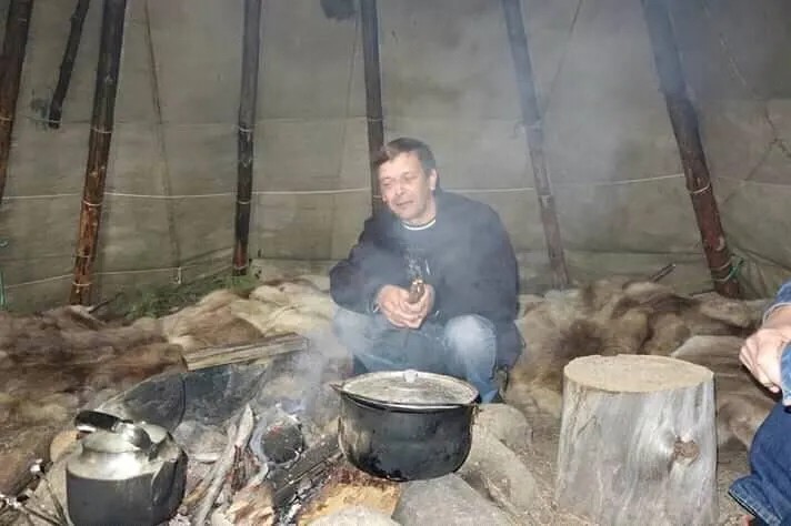 У очага в традиционном жилище — кувакса