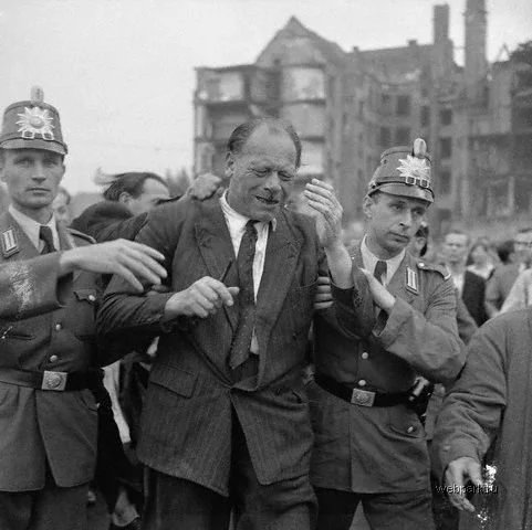На массовых акциях протеста в Германии 1953 года. Фото из открытых источников