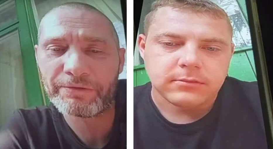 Бывшие участники ЧВК «Вагнер» Максим Зеленов и Алексей Чернявский. Фото: кадр из видео