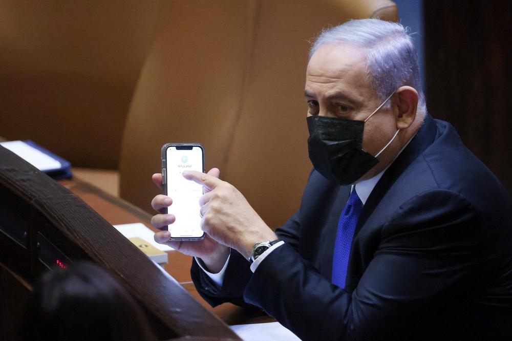 Биньямин Нетаньяху во время специальной сессии в Кнессете (парламенте), на которой израильские законодатели избирали нового президента, 2 июня. Фото: ЕРА