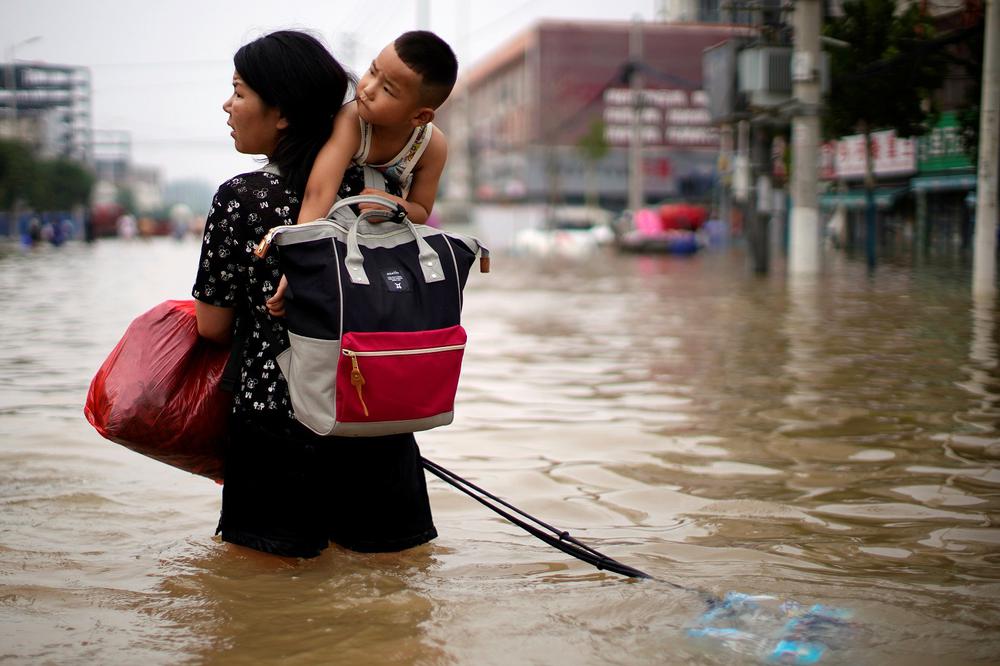 Наводнение в провинции Хэнань. Фото: Reuters