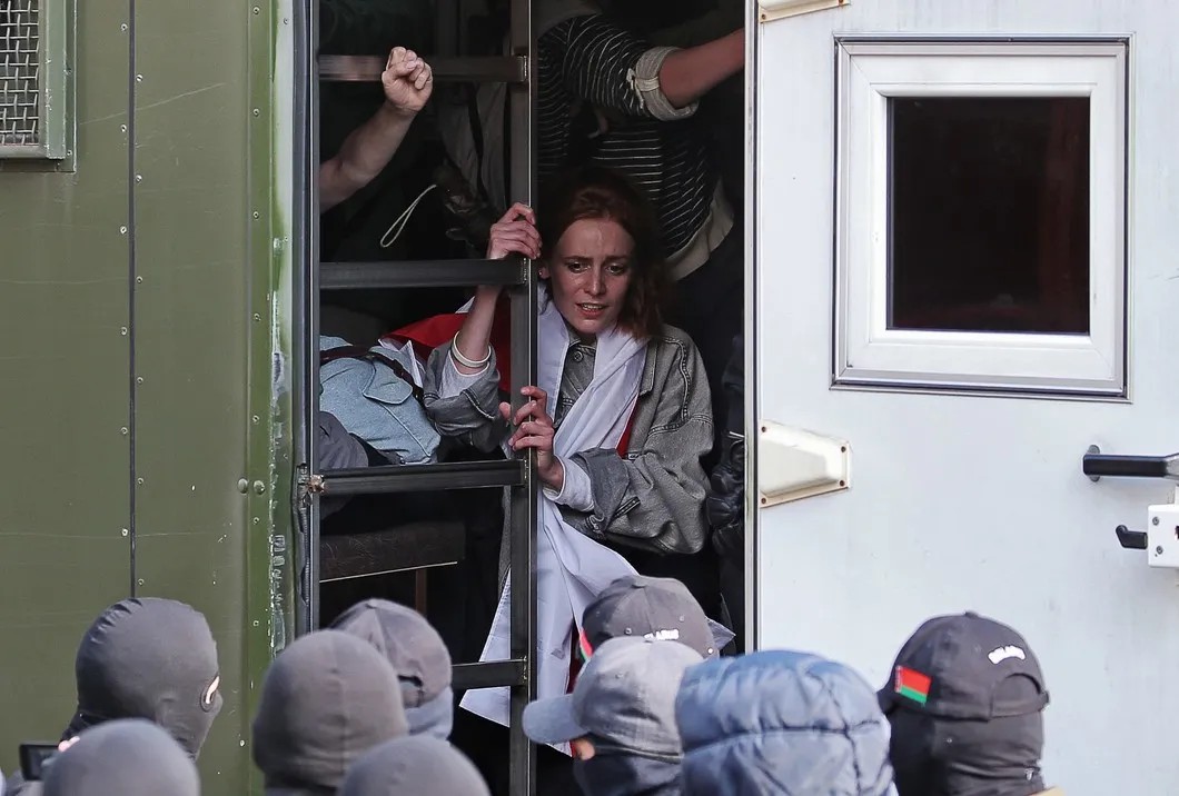 Задержания на акции в Минске. Фото: Наталия Федосенко / ТАСС