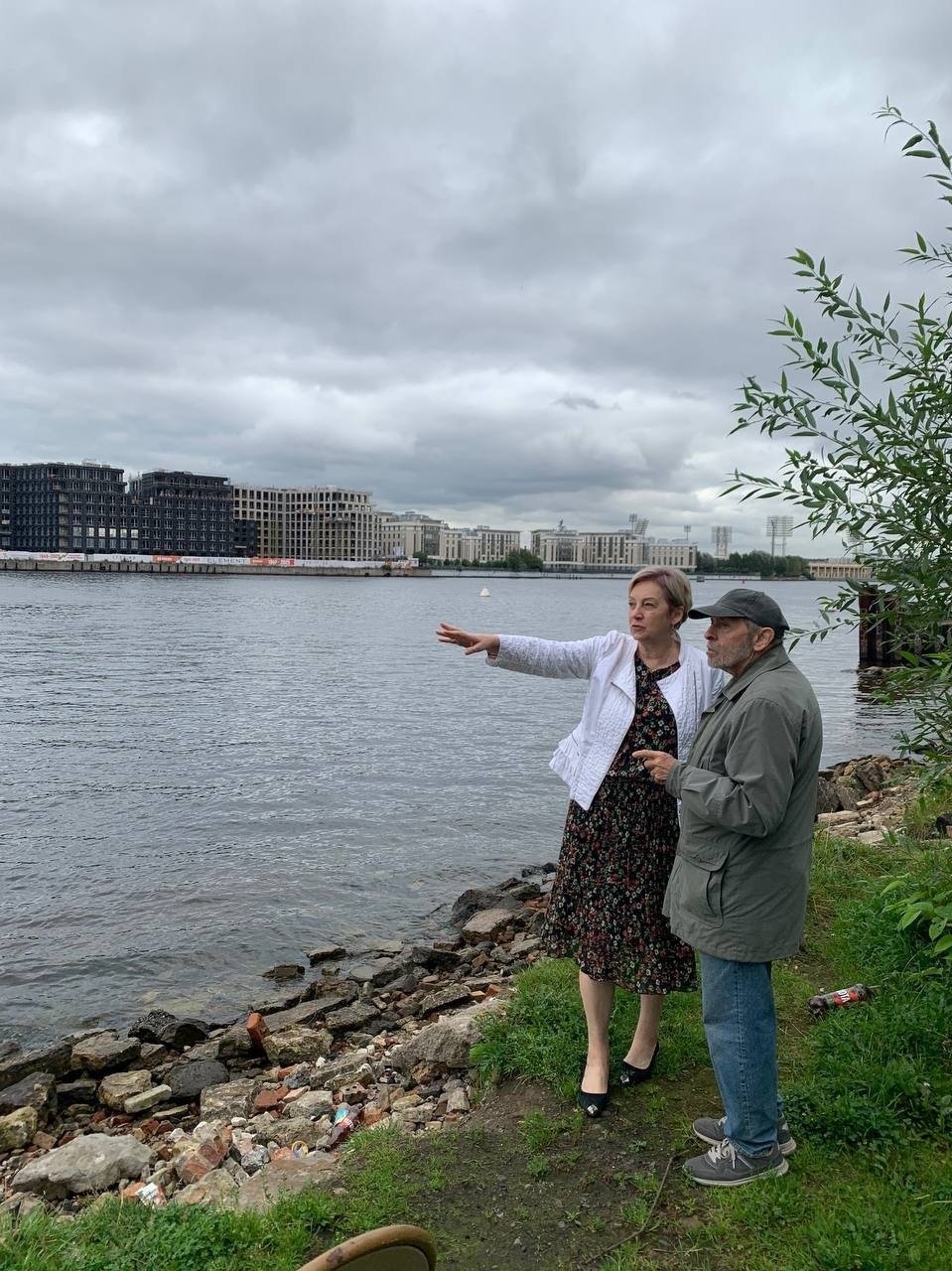 Ольга Штанникова и Борис Вишневский. Фото из телеграм-канала Ольги Штанниковой