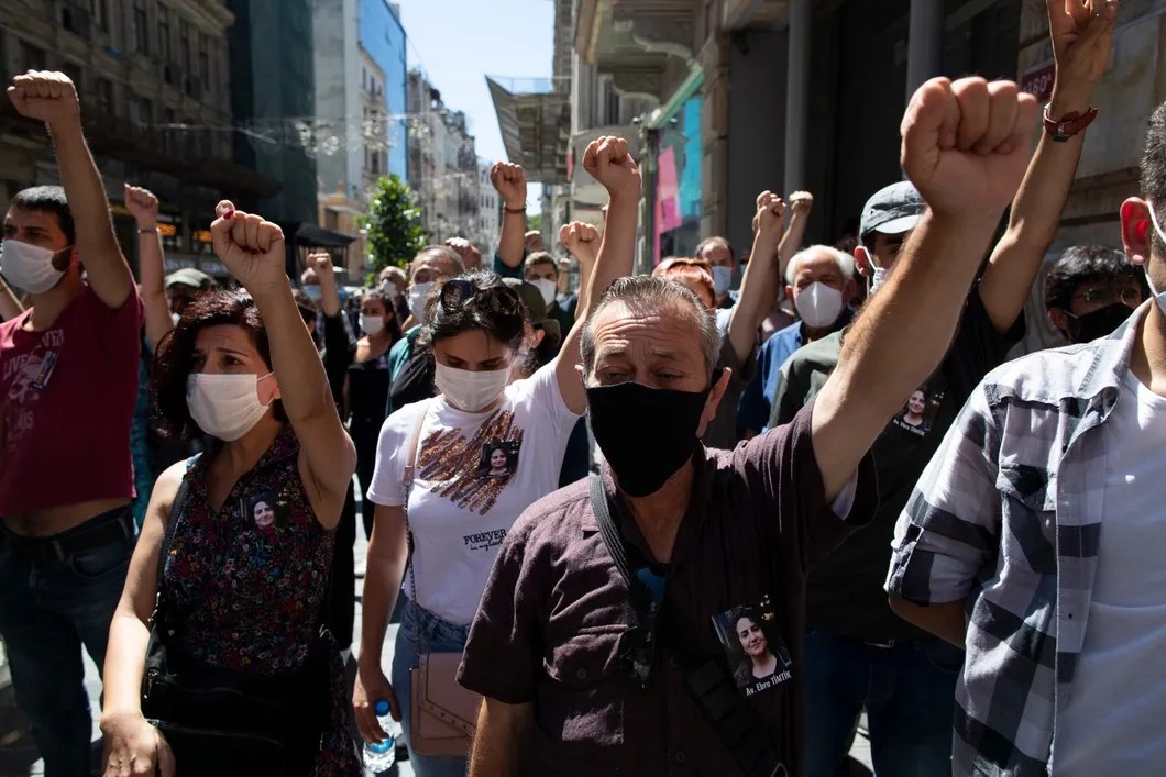 Сторонники Тимтик во время акции протеста. Фото: ЕРА